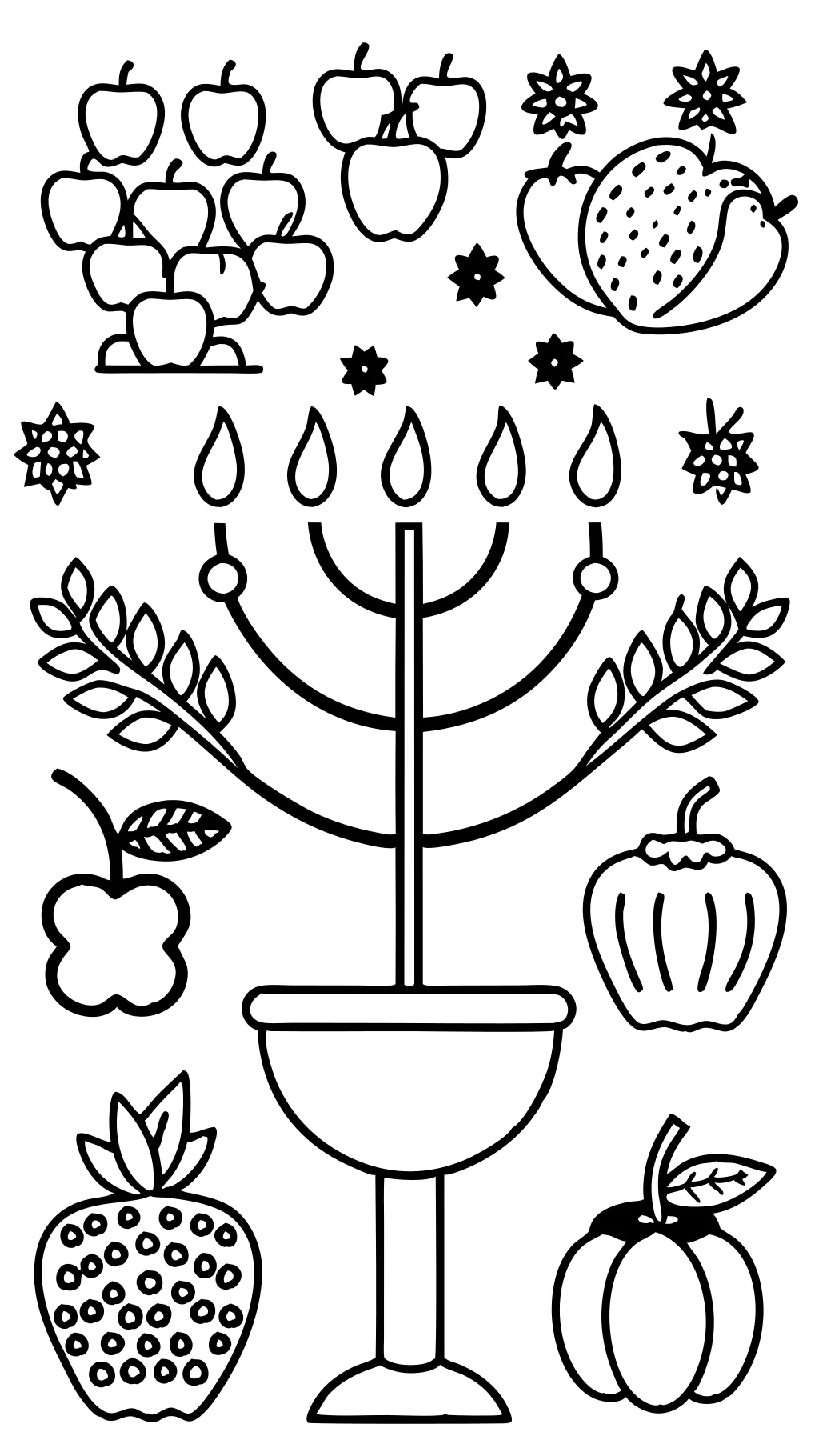 coloriage tu bishvat